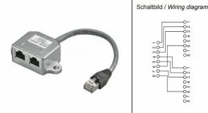 PremiumCord Modulárny RJ45 2 porty 10/100Base T