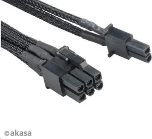 Predlžovací kábel AKASA FLEXA V8 k 8pin VGA PSU, 40cm