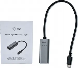 i-tec kovový gigabitový ethernetový adaptér iTec USB-C