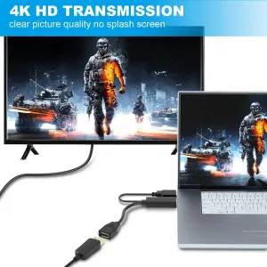 Adaptér PREMIUMCORD HDMI na DisplayPort s napájacím zdrojom