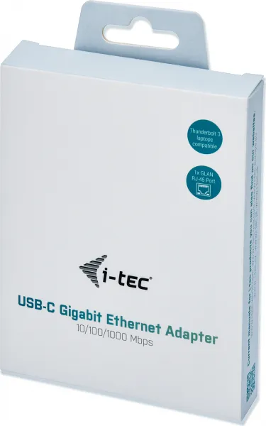 i-tec kovový gigabitový ethernetový adaptér iTec USB-C