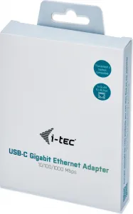 i-tec kovový gigabitový ethernetový adaptér iTec USB-C