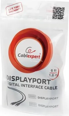 GEMBIRD CABLEXPERT Kábel digitálneho rozhrania DisplayPort 1,8 m