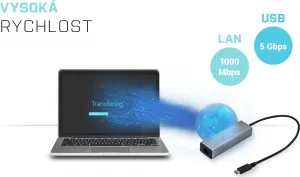 i-tec kovový gigabitový ethernetový adaptér iTec USB-C