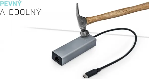 i-tec kovový gigabitový ethernetový adaptér iTec USB-C