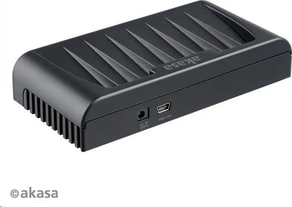 AKASA HUB USB Connect 7FC, 5x USB 2.0, 2 nabíjacie porty USB, externé, s napájacím adaptérom