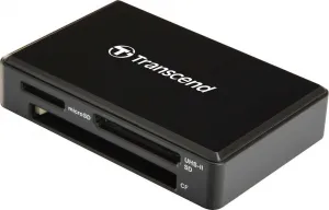 TRANSCEND Gen1 All-in-1 UHS-II Multi Card Reader RDF9K2, USB 3.1, čierna