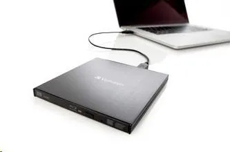 VERBATIM Slimline Blu-ray Rewriter USB 3.0 Bezplatný BR disk 25 GB (CD DVD BD Mdisc)