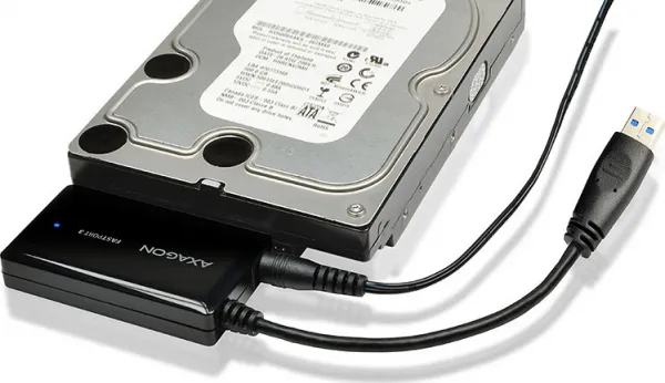 AXAGON ADSA-FP3, USB 5Gbps - SATA 6G, 3.5" HDD FASTport3 adaptér, vrátane AC napájača