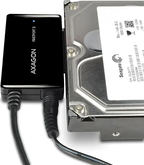 AXAGON ADSA-FP3, USB 5Gbps - SATA 6G, 3.5" HDD FASTport3 adaptér, vrátane AC napájača