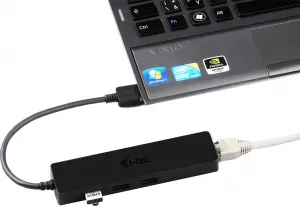i-tec iTec USB 3.0 Slim HUB 3 porty + adaptér Gigabit Ethernet
