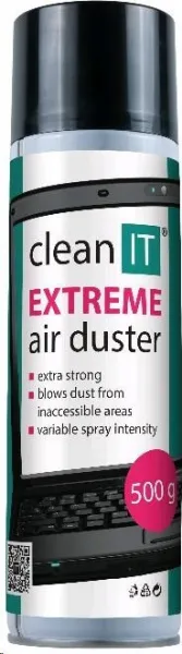 CLEAN IT Stlačený vzduch EXTREME 500g, NEVYČERPANÝ