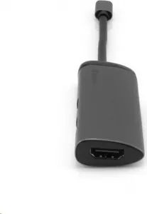 VERBATIM 49140 Multiportový HUB USB-C, 2x USB 3.0, 1x USB-C, HDMI, šedý dok
