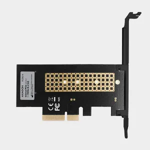 AXAGON PCEM2-N, PCIe x4 - M.2 NVMe M-key slot adaptér, vrátane. LP