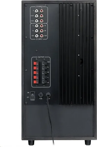 GENIUS repro SW-HF 5.1 6000 Ver. II/ 5.1/ 200W/ Drevený/ Diaľkové ovládanie