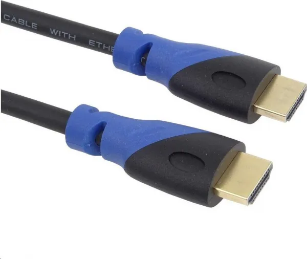 PREMIUMCORD HDMI - Ultra HDTV kábel, 3 m (farebný, pozlátené konektory)
