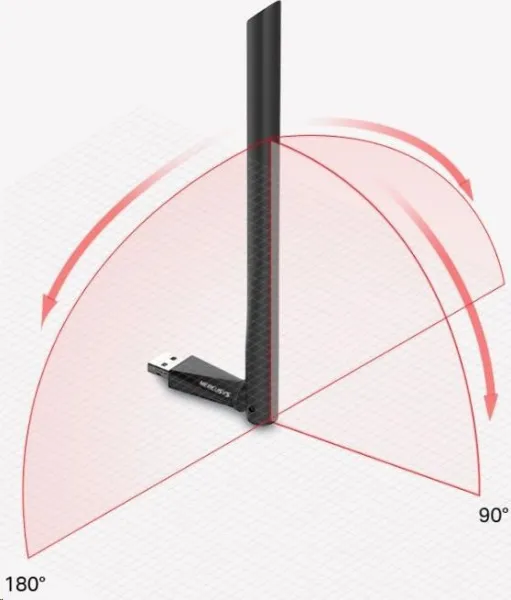 MERCUSYS MU6H WiFi5 USB adapter (AC650,2,4GHz/5GHz,USB2.0)