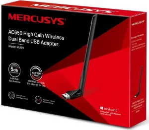 MERCUSYS MU6H WiFi5 USB adapter (AC650,2,4GHz/5GHz,USB2.0)