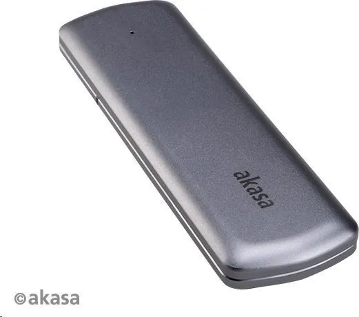 Externý box AKASA pre M.2 disky SSD SATA/NVMe, USB 3.2 Gen 2, 10 Gb/s, hliník