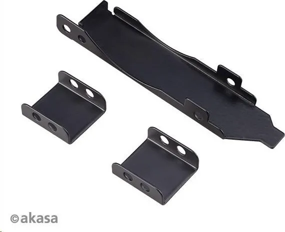 AKASA Držiak PCI slotu AKASA, pre 80 mm alebo 92 mm ventilátor, čierny