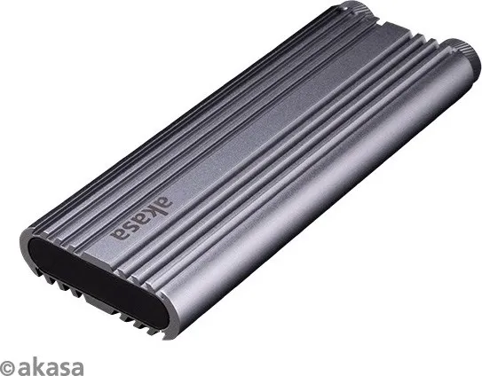 Externý box AKASA M.2 PCIe NVMe SSD na USB 3.2 Gen 2x2, hliníkové puzdro