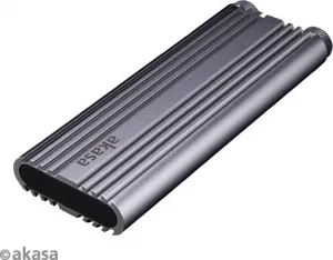 Externý box AKASA M.2 PCIe NVMe SSD na USB 3.2 Gen 2x2, hliníkové puzdro