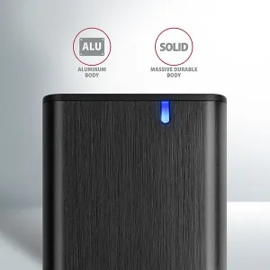 AXAGON EEM2-SBC, USB-C 3.2 Gen 2 - M.2 SATA SSD kovový box RAW, bez skrutiek