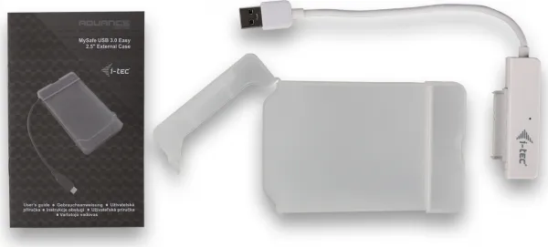 i-tec iTec USB 3.0 MySafe Easy, externý rám pevného disku 6.4 cm / 2.5" pre SATA I/II/III HDD SSD, biely