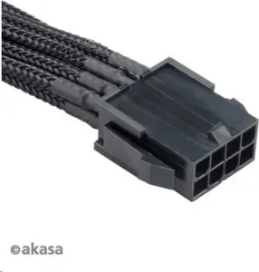 AKASA kábel FLEXA P8 predĺženie na 8pin ATX PSU, 40cm