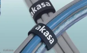 Súprava na viazanie káblov AKASA Tidy Kit 2, 5x uťahovacia páska, suchý zips