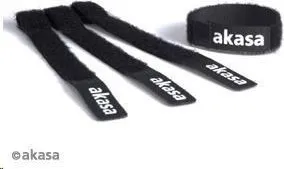 Súprava na viazanie káblov AKASA Tidy Kit 2, 5x uťahovacia páska, suchý zips