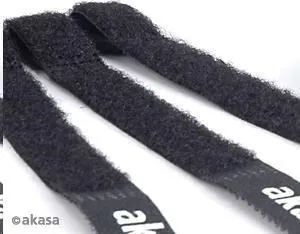 Súprava na viazanie káblov AKASA Tidy Kit 2, 5x uťahovacia páska, suchý zips