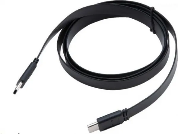 Kábel AKASA PROSLIM, USB 3.1 Gen2 Type-C na Type-C, 10Gbps, 4K, rýchle nabíjanie 3A/5V, 1M