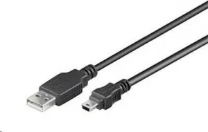 Kábel USB PREMIUMCORD 2.0 Kábel A-Mini B (5pin) 3 m