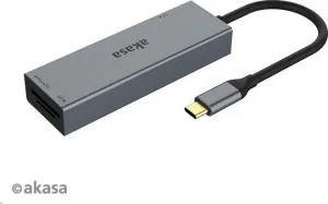 Čítačka kariet AKASA AK-CR-09BK 3 v 1 (CF, SD, microSD), externá, USB 3.2 Typ C
