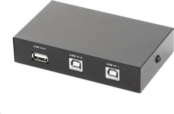 Gembird Dátový USB prepínač 2PC na 1 USB zariadenie, manuálny