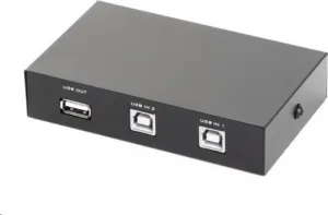 Gembird Dátový USB prepínač 2PC na 1 USB zariadenie, manuálny