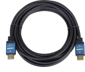 Kábel PREMIUMCORD HDMI na Ultra HDTV, 0.5 m (kov, pozlátené konektory)