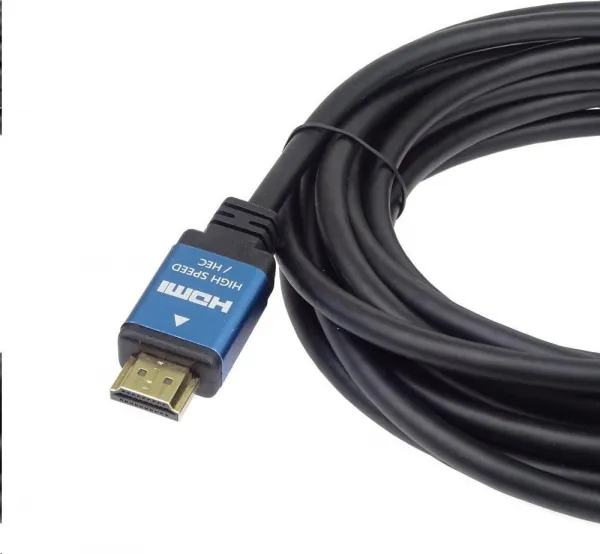 Kábel PREMIUMCORD HDMI na Ultra HDTV, 0.5 m (kov, pozlátené konektory)