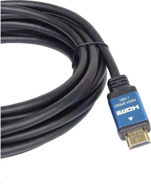 Kábel PREMIUMCORD HDMI na Ultra HDTV, 0.5 m (kov, pozlátené konektory)