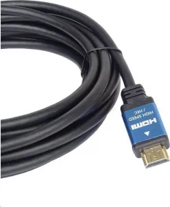 Kábel PREMIUMCORD HDMI na Ultra HDTV, 0.5 m (kov, pozlátené konektory)