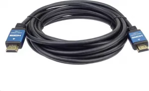 Kábel PREMIUMCORD HDMI na Ultra HDTV, 0.5 m (kov, pozlátené konektory)