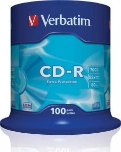 VERBATIM CD-R(100-Pack)Spindle/EP/DL/52x/700MB