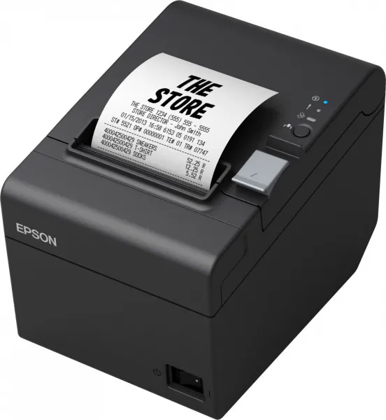 Epson TM-T20III, POS tlačiareň, USB/LAN, 8 bodov/mm (203 dpi), rezačka, čierna