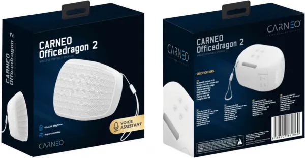 CARNEO Officedragon 2 white - přenosný reproduktor