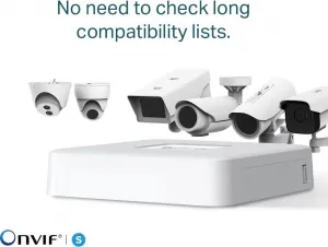 TP-Link VIGI NVR1104H-4P, videorekordér, 4 channels, 4xPoE, 1x100Mb/s LAN, 1xVGA,1xHDMI,2xUSB2.0