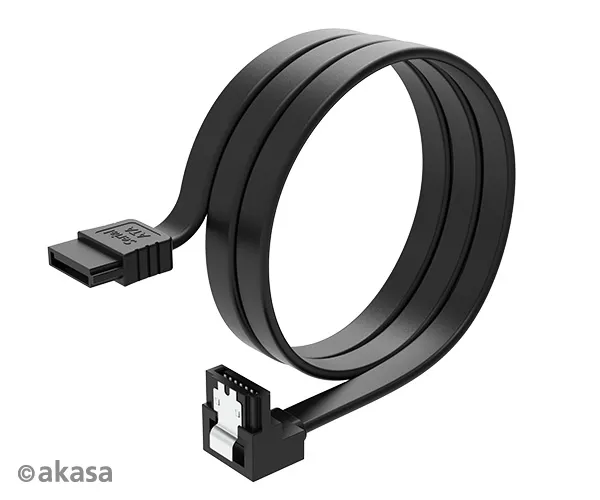 Kábel AKASA SATA3, obdĺžnikový, 50 cm
