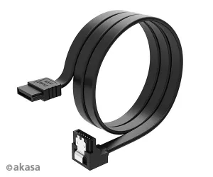 Kábel AKASA SATA3, obdĺžnikový, 50 cm
