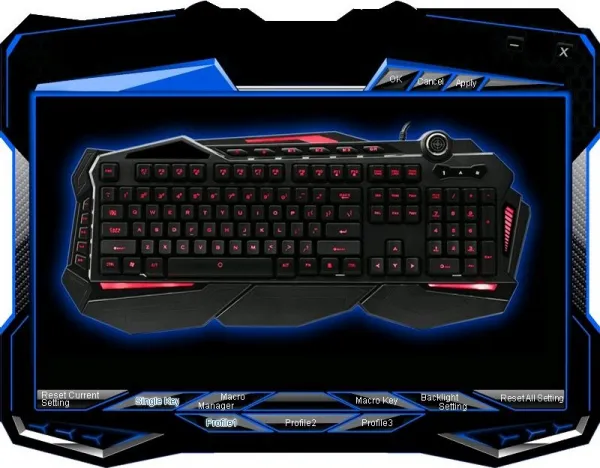 C-TECH klávesnice SCORPIA V2 (GKB-119), herní, CZ/SK, 7 barev podsvícení, programovatelná, černá, USB