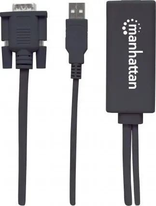 Prevodník MANHATTAN VGA na USB a HDMI
